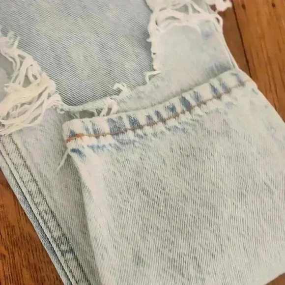 AEROPOSTALE MOm Jean acid washed size 00 double zero - Picture 5 of 11